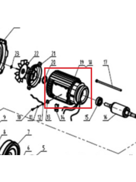 Статор для насоса ECO GFI-13P, GFI-1203 