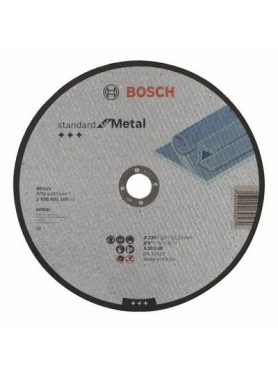 Круг отрезной 230х3,0х22 мм BOSCH Standard for Metal 