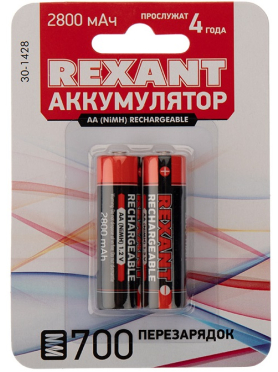 Аккумулятор AA REXANT 1,2 V