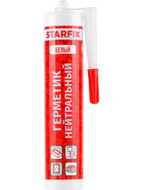 Герметик силиконовый STARFIX нейтральный