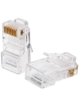 Коннектор RJ-45 8P8C CAT 5e ЮПИТЕР 10 штук 