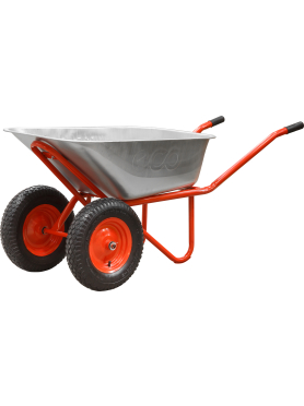Тачка строительная двухколесная ECO WB351-2