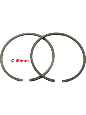 Кольца поршневые для мотопомпы 40 мм ECO 1E40F-6 к WP-153C 