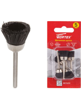 Щетка для гравера 16 мм WORTEX 5 штук 