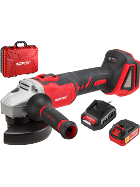 Шлифмашина угловая аккумуляторная WORTEX CAG 1812 E XLT SET 