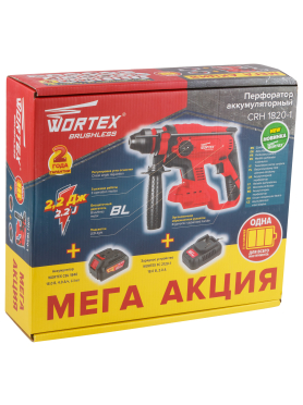 Перфоратор аккумуляторный WORTEX CRH 1820-1