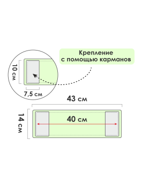 Сменная насадка для швабры PERFECTO LINEA из микрофибры