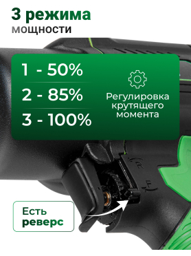 Пневмогайковерт ударный ECO AIW-1500S