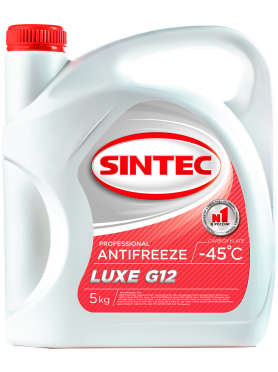 Антифриз G12 красный SINTEC Luxe