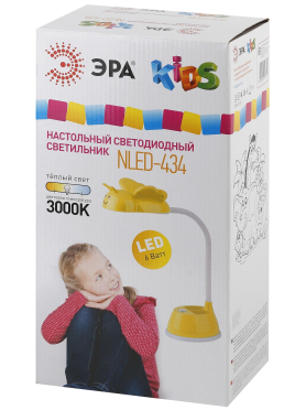 Лампа настольная светодиодная ЭРА NLED-434 6 Вт синяя