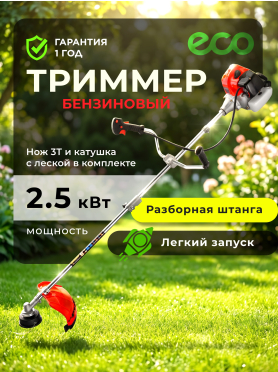 Бензиновый триммер (Мотокоса) ECO GTP-250S Power 