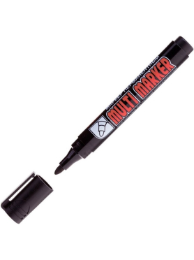 Маркер перманентный фетровый CROWN Multi Marker черный 