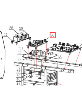 Плата вторичного источника питания для сварочного аппарата SOLARIS TIG-220 AC/DC 