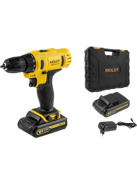 Дрель-шуруповерт аккумуляторная MOLOT MBD 1815-1 DLi 
