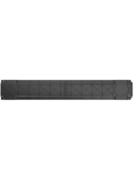 Лоток водоотводный 100 мм с решеткой ECOTECK Lite 100h56 (ДИ 14805000)