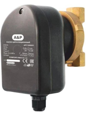 Насос циркуляционный A&P COMFORT-HWH15-1.5  