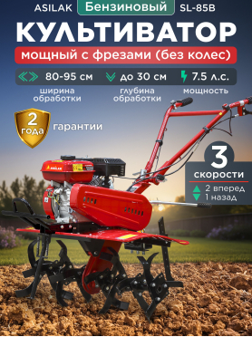 Культиватор бензиновый ASILAK SL-85B 