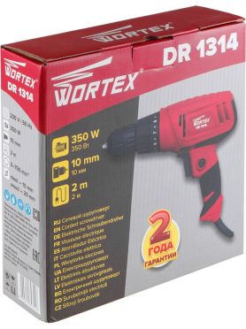 Дрель-шуруповерт сетевая WORTEX DR 1314