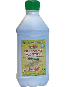 Удобрение минеральное МАРТА Для комнатных цветов и цветочных клумб концентрат 0,4 л