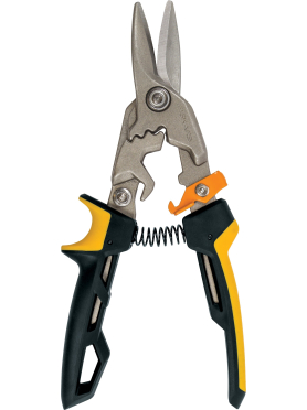 Ножницы по металлу прямые 252 мм FISKARS PowerGear 