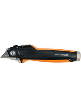 Нож строительный выдвижной для гипсокартона FISKARS CarbonMax 