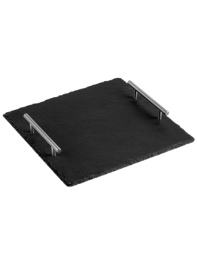 Блюдо из сланца с ручками PERFECTO LINEA 30х30 см 
