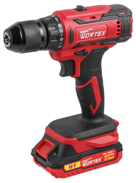 Дрель-шуруповерт аккумуляторная WORTEX BD 1820-1 Li XLT SET 