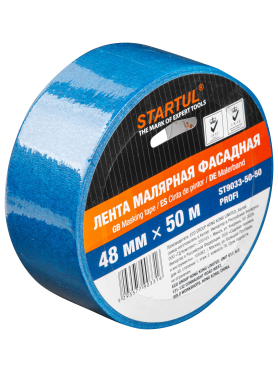 Скотч (лента) малярный 48 мм 50 м STARTUL Profi фасадный 