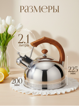 Чайник со свистком PERFECTO LINEA Puer 2.5 л 