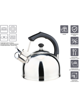 Чайник со свистком PERFECTO LINEA Classic Breakfast 4 л 