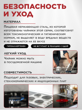 Чайник со свистком PERFECTO LINEA Melissa 2,5 л 