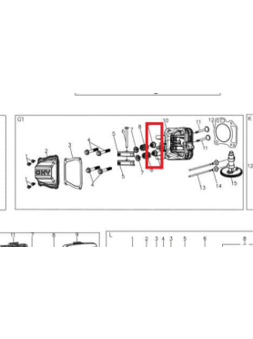 Колпачок маслосъемный для газонокосилки GUNTER LMB-420, 480SV 