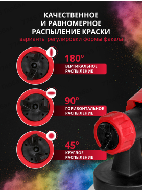 Краскораспылитель электрический WORTEX LX PS 0845-1 