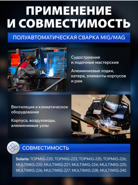 Ролик подающий для проволоки SOLARIS 0,8-1,0 мм U-тип 