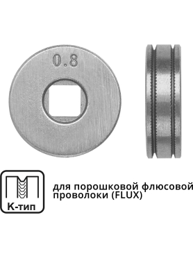 Ролик подающий для проволоки SOLARIS 0,8-1,0 мм K-тип 