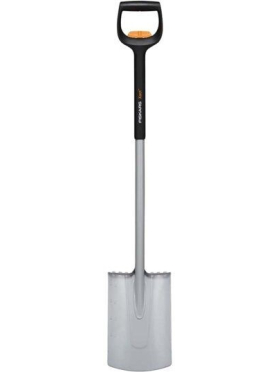 Лопата штыковая FISKARS Xact телескопическая прямая 