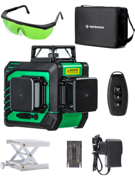 Уровень лазерный INSTRUMAX Greenliner 3-360 Set 