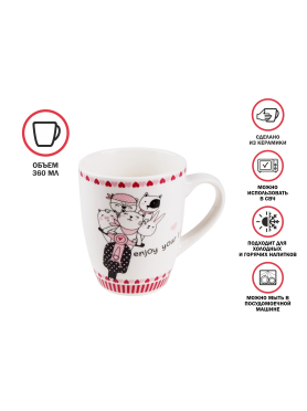 Кружка керамическая PERFECTO LINEA Love Kitty