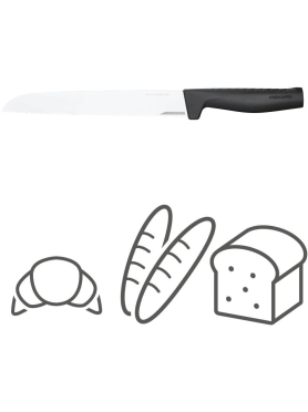Нож для хлеба FISKARS Hard Edge 22 см 