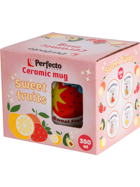 Кружка керамическая PERFECTO LINEA Sweet fruits 350 мл 17-301