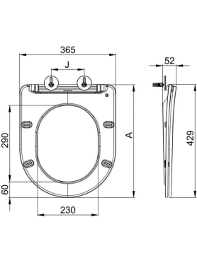 Сиденье для унитаза AV ENGINEERING Comfort X1 