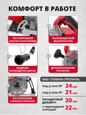 Плиткорез электрический WORTEX TS 1117 