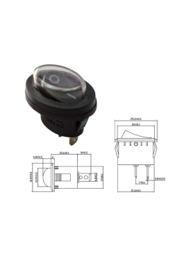 Выключатель клавишный ON-OFF для генератора ECO PE-3000RSI 