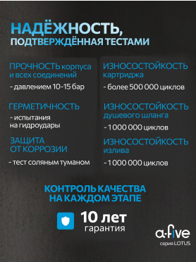 Душевая стойка A-FIVE серия Lotus белый (А5-0757)
