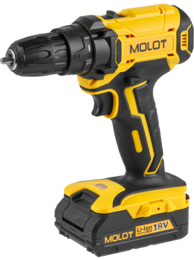 Дрель-шуруповерт аккумуляторная MOLOT MBD 1815 Li 