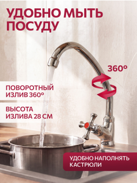 Кран для одной воды ECONOCE серия 430 