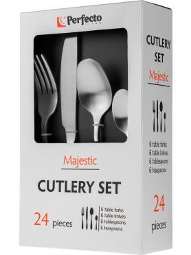 Набор столовых приборов 24 предмета PERFECTO LINEA Majestic
