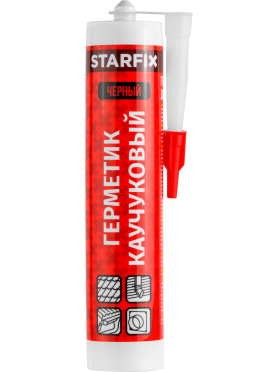 Герметик каучуковый для кровли STARFIX 300 мл черный 