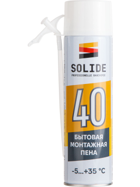 Пена монтажная SOLIDE Foam 40 500 мл 