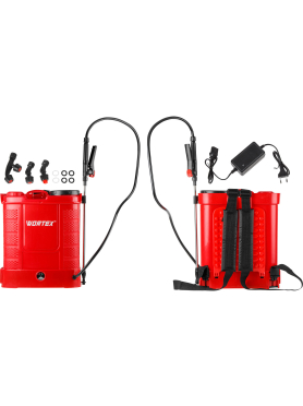 Опрыскиватель ранцевый аккумуляторный 12 л WORTEX KS 1280 SET 